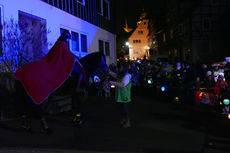 Sankt Martin Laternenumzug durch die Stadt (Foto: Karl-Franz Thiede)